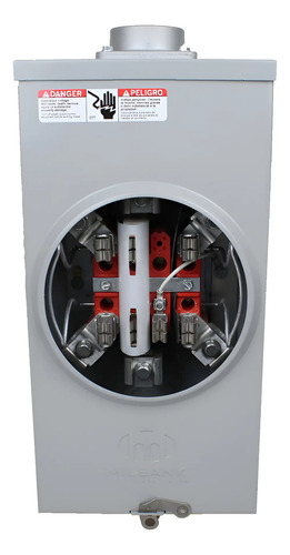Base Para Medidor Milbank 7x200 Amperes 240v Monof?sica